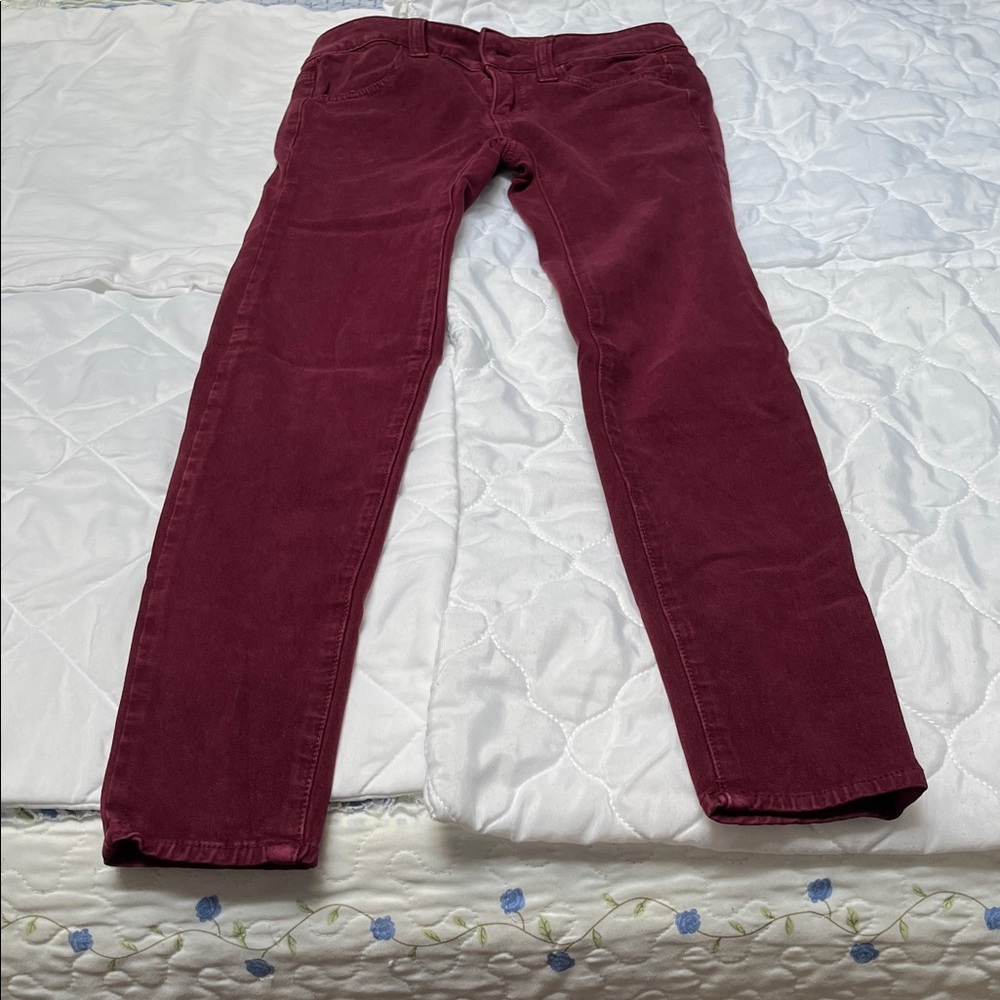 Burgundy Corduroy Pants